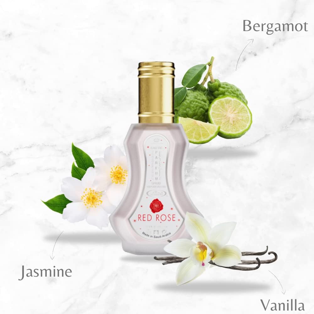Imagen 2 de Al Rehab Red Rose Eau de Parfum Spray para Dama, 35 ml