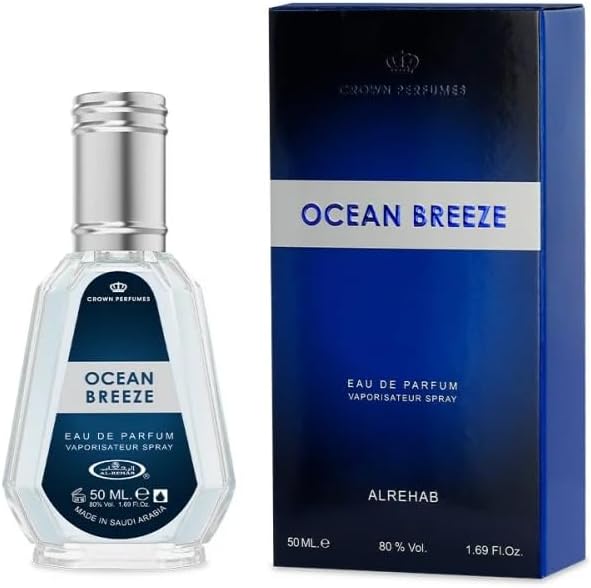 Al Rehab Ocean Breeze for Men Eau de Parfum Spray, 50ML