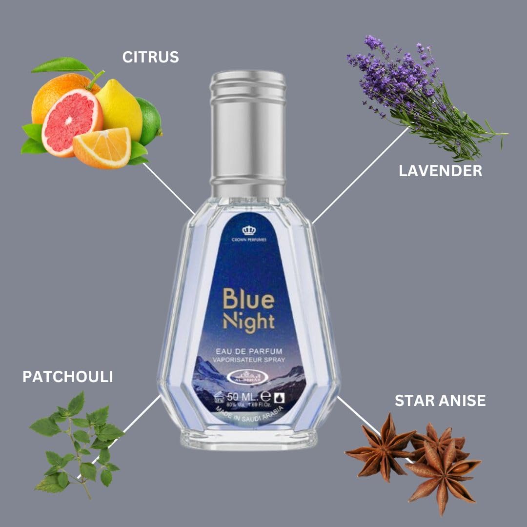 Imagen 4 de Al Rehab Blue Night para Hombre Eau de Parfum Spray, 50 ml