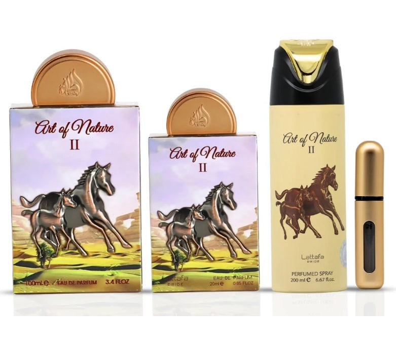 Art of Nature II Lattafa Gift Set de 3 Piezas