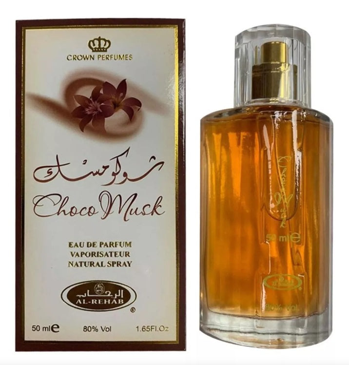Imagen 1 de Choco Musk 50ml Spray Al Rehab 100% Original
