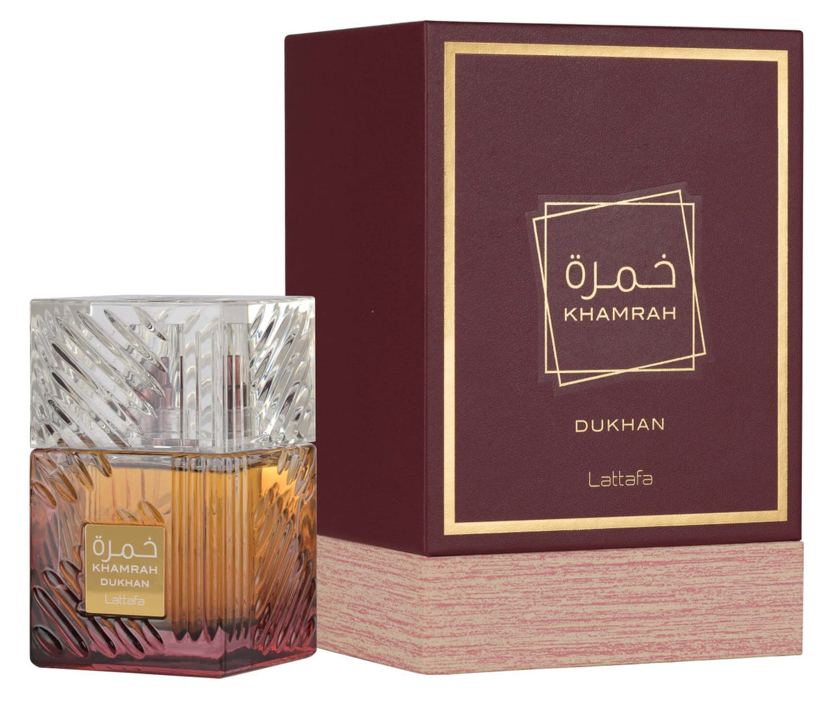 Lattafa Khamrah Dukhan 100ml Perfume Árabe