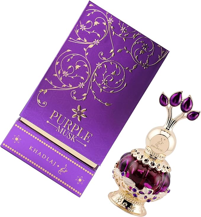 Imagen 1 de Khadlaj Purple Musk 20ml Perfume Aceite Concentrado Para Dama