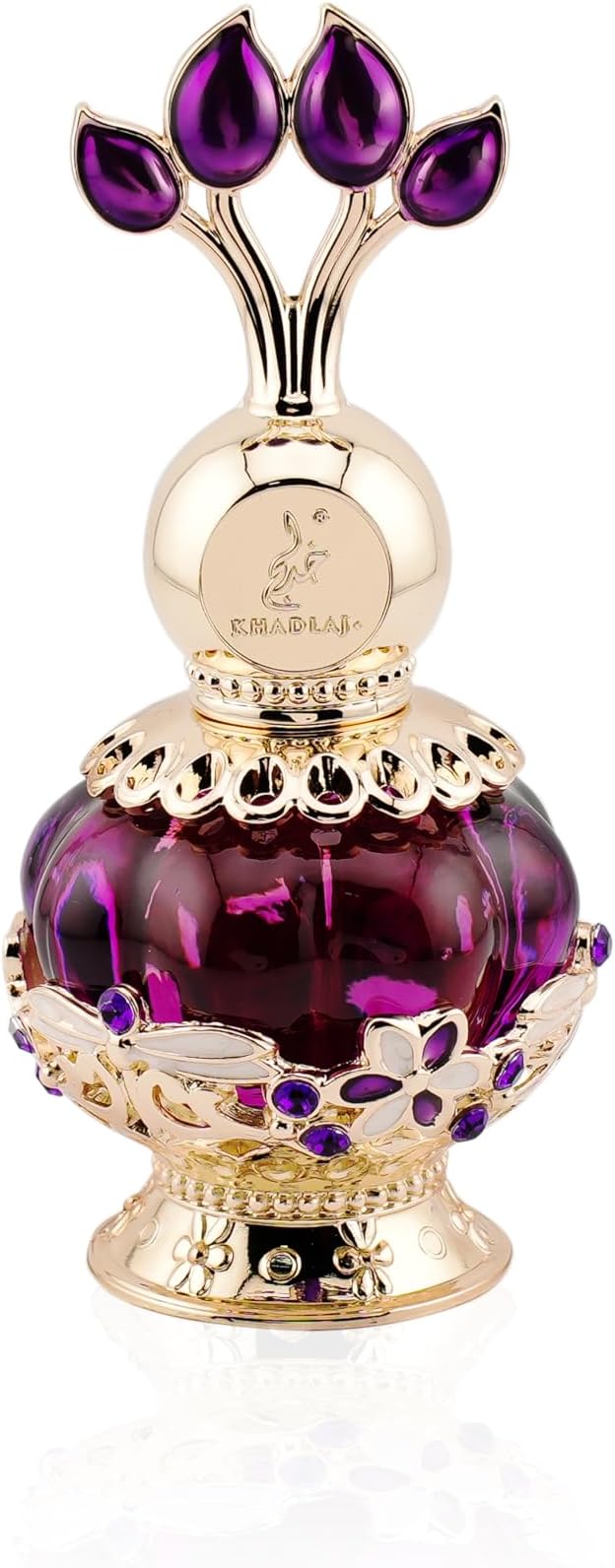 Imagen 2 de Khadlaj Purple Musk 20ml Perfume Aceite Concentrado Para Dama