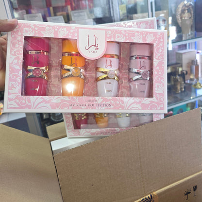 Lattafa Yara Collection Yara, Moi, Tous & Candy Edp 25ML X 4Pcs - Original