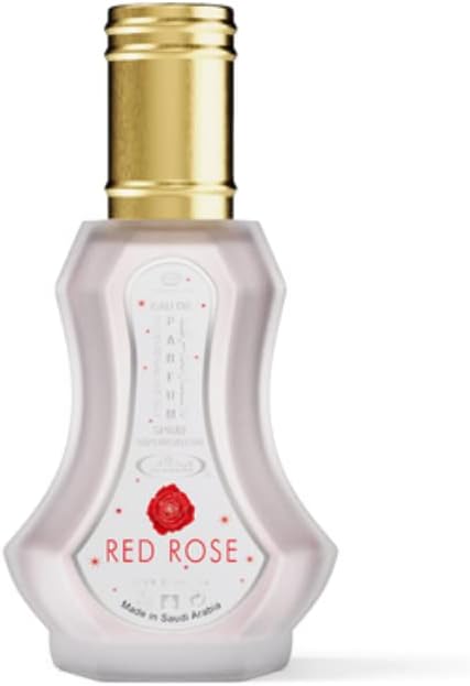Al Rehab Red Rose Eau de Parfum Spray for Women, 1.2 Ounce