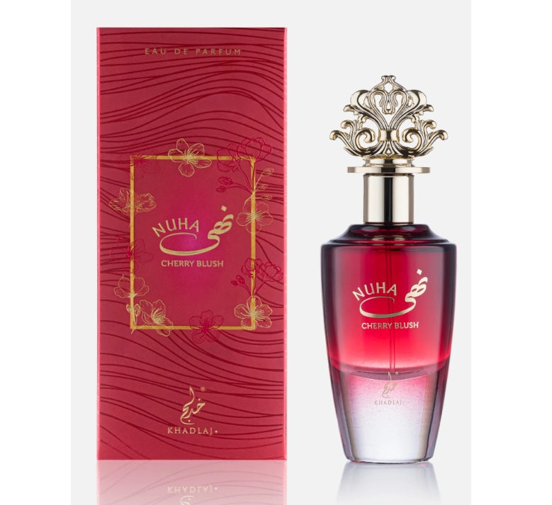 Khadlaj Nuha Cherry Blush 85 Ml Edp Spray Para Dama