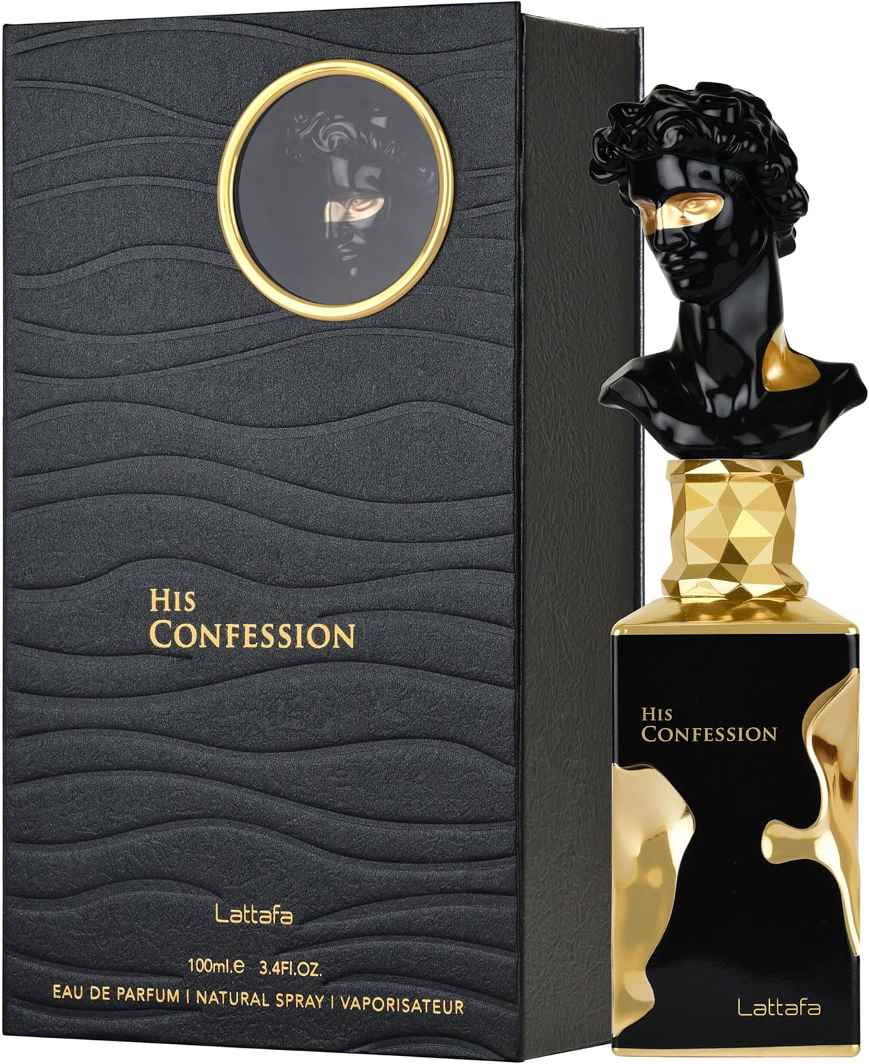 Lattafa His Confession 100ml EDP Spray para Hombre