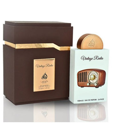 Lattafa Vintage Radio 100ml Perfume Árabe Unisex