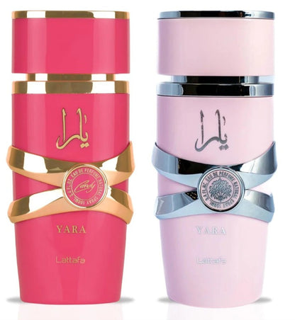 Lattafa Yara Set de 2 Piezas Yara Pink 100ml + Yara Candy 100ml Gift Pack
