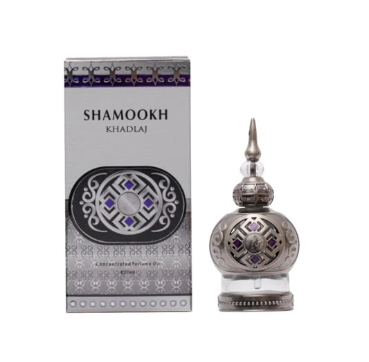SHAMOOKH SILVER 20 ML Fragancia Árabe Concentrado unisex