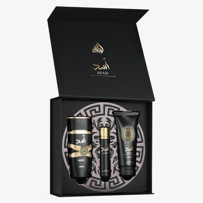 Lattafa Asad 3 Piezas Gift Set Original