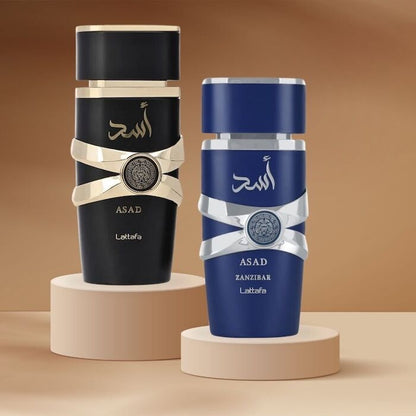 Set de 2 Perfumes Arabe Asad + Zanzíbar - Lattafa 5th Anniversary - Offerta