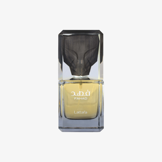 Lattafa Fahad Eau de Parfum 80 ml - botella sobre fondo blanco