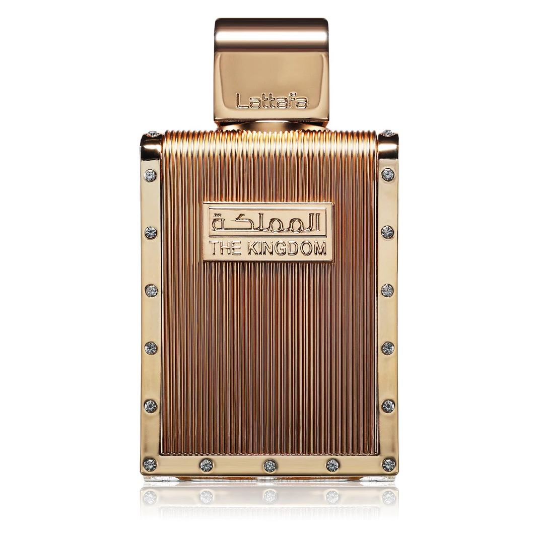 Lattafa The Kingdom for Men Eau de Parfum 100 ml, frasco dorado