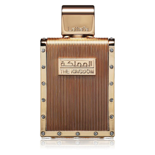Lattafa The Kingdom for Men Eau de Parfum 100 ml, frasco dorado